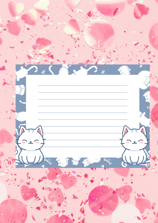 blue & white background Sticky Notes