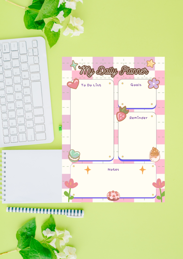 Cream Brown Aesthetic To Do List - Image 2
