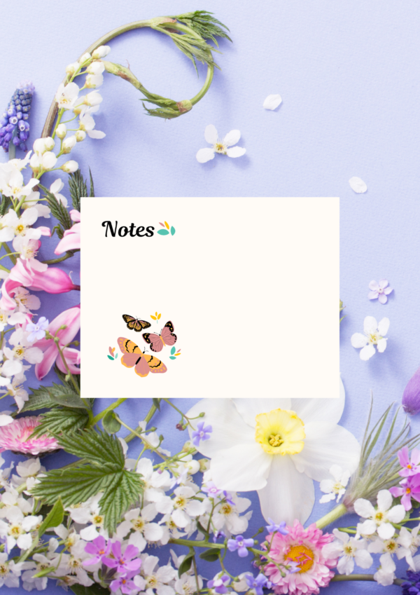 butterfly Sticky Notes