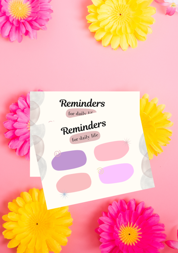 Reminder For Dialy Life Sticky Notes - Image 2