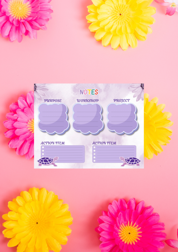 Action Item Sticky Notes