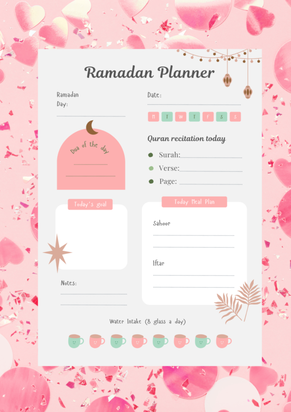 Ramadan Plannar Daily Plannar