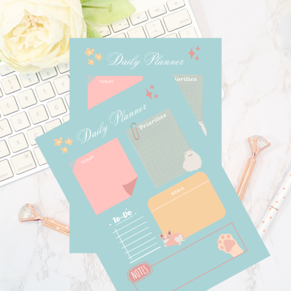 Colorful  Playful Cute Daily Planner - Image 2