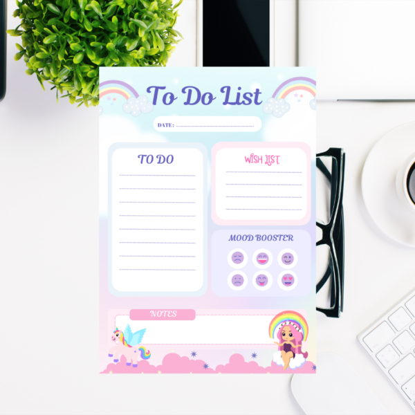 Colorful Pastel Cute Playful Planning To Do Daily