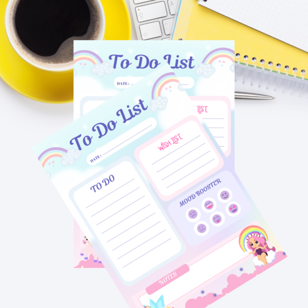 Colorful Pastel Cute Playful Planning To Do Daily - Image 2