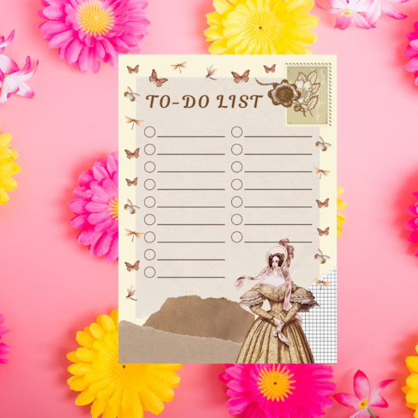 Brown Vintage To-Do List Planner