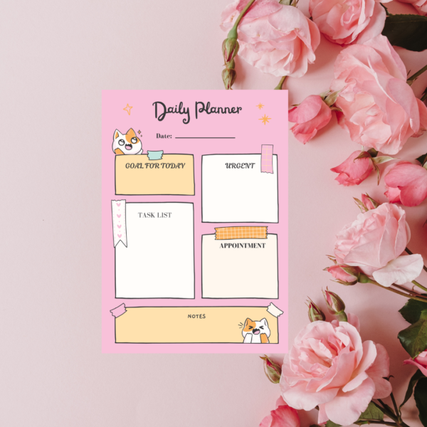 Beige Cute Daily Planner